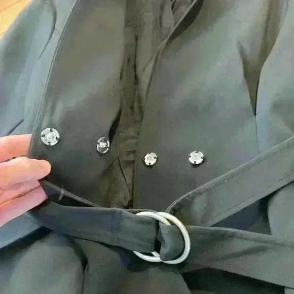 Rebecca Minkoff Belted Career Jacket Black Size 6 - Picture 8 of 11